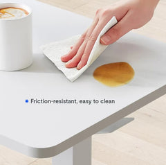 Dash Dock Essential: Standing Rolling Desk With Hidden Wheels Side Table Adjustable Height OverBed Table Hospital Desk With Cup Holder