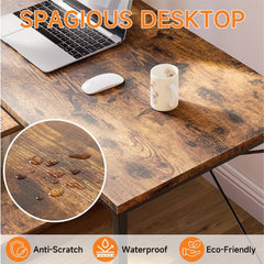 Dash Dock Essential: Computer Desk With LED Light, Small Space Desk