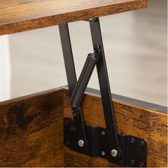 Dash Dock Essential: Height-adjustable Coffee Table, Multi-purpose Coffee Table With Hidden Compartments, Modern Height-adjustable Dining Table