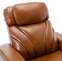 Dash Dock Premium: Power Motion Recliner Electric Power Recliner With USB Charging Port, Hidden Arm Storage, Convenient Cup Holder And Bluetooth Speaker, Light Brown