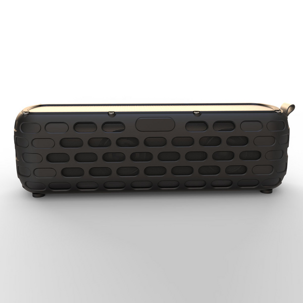 Dash Dock Essential: Waterproof Solar Bluetooth Speaker with USB Charging – Outdoor Wireless Speaker