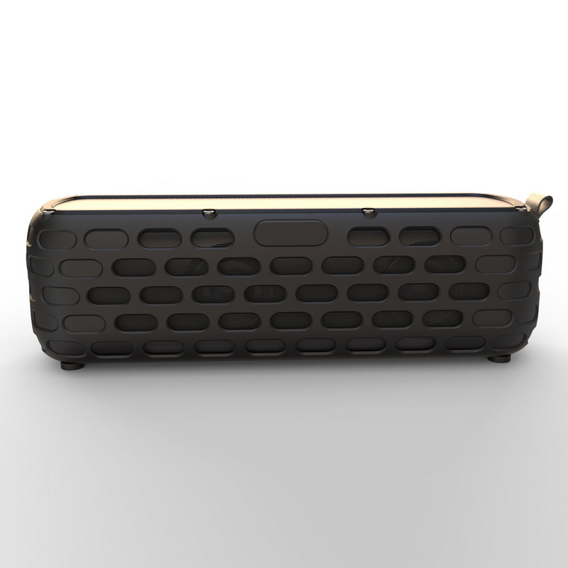 Dash Dock Essential: Waterproof Solar Bluetooth Speaker with USB Charging – Outdoor Wireless Speaker