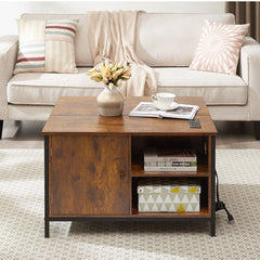 Dash Dock Essential: Height-adjustable Coffee Table, Multi-purpose Coffee Table With Hidden Compartments, Modern Height-adjustable Dining Table