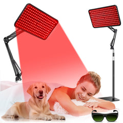 Dash Dock Essential: HALIDODO Red Light Therapy for Body940nm Red Light Therapy Lamp with Adjustable StandInfrared Light Therapy for Body660nm Red Light Lamp&850nm Redlight Therapy Device for Body and Face