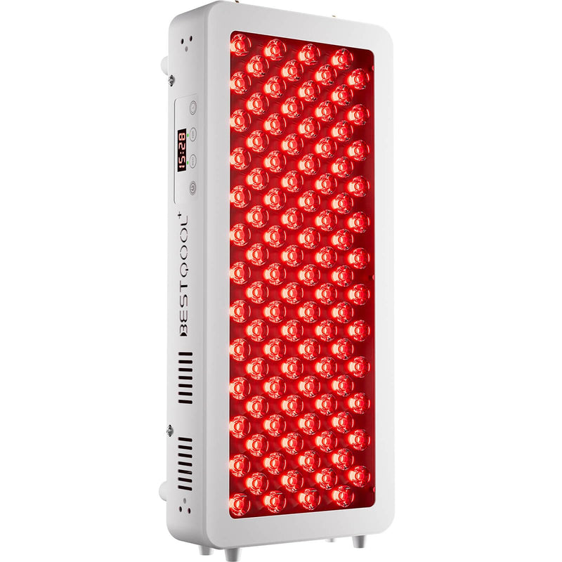 Dash Dock Premium:  Bestqool Red Light Therapy Device for Body Skin. Near Infrared Light Therapy 100 Clinical Grade Dual Chip LEDs 660nm 850nm High Power Red Light Panel for Pain Relief Anti-Aging. 170W.