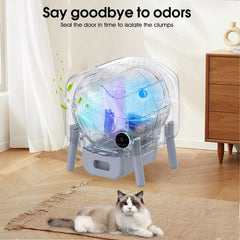 Dash Dock Elite: Fully Automatic Smart Cat Litter Box, Large Capacity Self-cleaning Cat Litter Box
