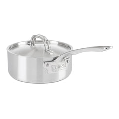 Viking Culinary Professional 5-Ply Stainless Steel Saucepan 2 Quart Includes Lid Dishwasher Oven Safe Works on All Cooktops including Induction