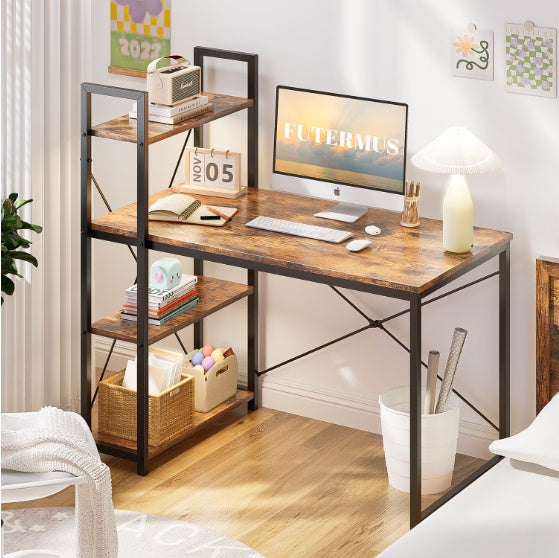 Dash Dock Essential: Computer Desk With LED Light, Small Space Desk