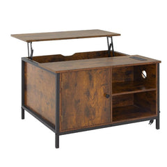 Dash Dock Essential: Height-adjustable Coffee Table, Multi-purpose Coffee Table With Hidden Compartments, Modern Height-adjustable Dining Table