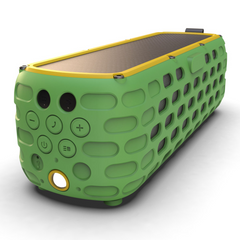 Dash Dock Essential: Waterproof Solar Bluetooth Speaker with USB Charging – Outdoor Wireless Speaker