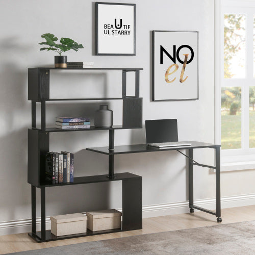 Dash Dock Essential: Home Office Computer Desk L-shaped Corner Table