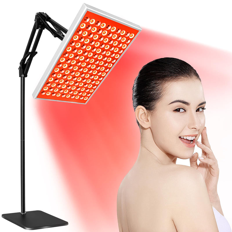 Dash Dock Essential: Red Light Therapy for Body Infrared Light Therapy Red Light Therapy Lamp Panels with StandDeep 660nm and 850nm Near Infrared Led Red Light Therapy Device at Home for Face Full Body Pain Skin Back