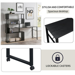 Dash Dock Essential: Home Office Computer Desk L-shaped Corner Table