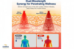 2025 New 73“ x 33” Full Body Red Light Therapy Mat for Body Pain Relief Premium Leather 1370 Dual Wavelength LEDs Adjustable Timer & Intensity Black